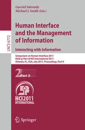 Salvendy / Smith |  Human Interface and the Management of Information. Interacting with Information | eBook | Sack Fachmedien