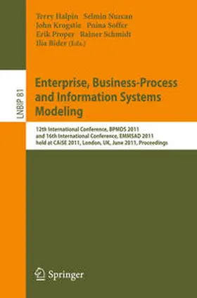 Halpin / Nurcan / Krogstie | Enterprise, Business-Process and Information Systems Modeling | E-Book | sack.de