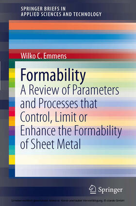 Emmens |  Formability | eBook | Sack Fachmedien