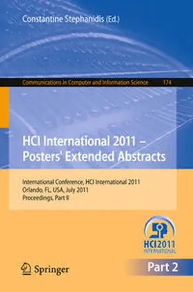 Stephanidis |  HCI International 2011 Posters' Extended Abstracts | eBook | Sack Fachmedien