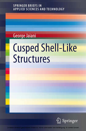 Jaiani |  Cusped Shell-Like Structures | eBook | Sack Fachmedien
