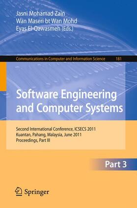 Zain / Wan Mohd / El-Qawasmeh |  Software Engineering and Computer Systems, Part III | Buch |  Sack Fachmedien