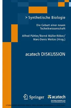 Pühler / Puehler / Müller-Röber |  Synthetische Biologie | eBook | Sack Fachmedien