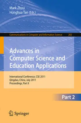 Zhou / Tan |  Advances in Computer Science and Education Applications | eBook | Sack Fachmedien