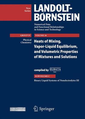 Cibulka / Fontaine / Kehiaian |  Binary Liquid Systems of Nonelectrolytes III | Buch |  Sack Fachmedien