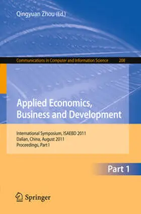 Zhou | Applied Economics, Business and Development | E-Book | sack.de