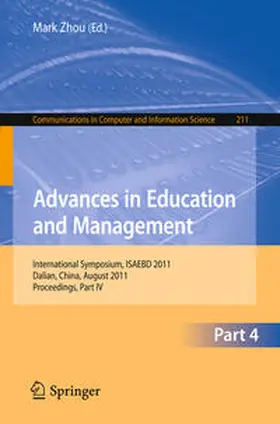 Zhou |  Advances in Education and Management | eBook | Sack Fachmedien