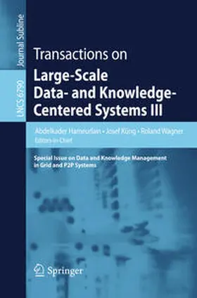 Hameurlain / Küng / Wagner |  Transactions on Large-Scale Data- and Knowledge-Centered Systems III | eBook | Sack Fachmedien