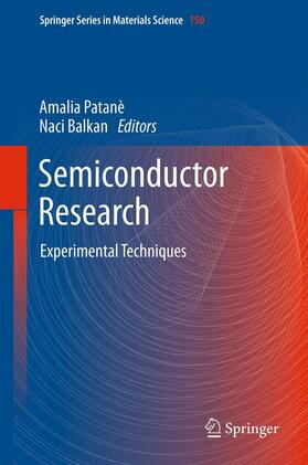 Balkan / Patane |  Semiconductor Research | Buch |  Sack Fachmedien