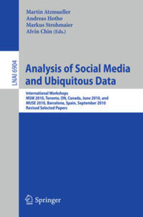 Atzmueller / Hotho / Strohmaier |  Analysis of Social Media and Ubiquitous Data | eBook | Sack Fachmedien