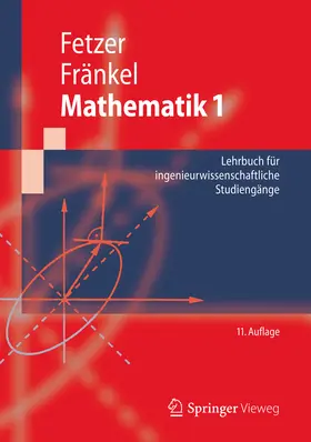 Fetzer / Fränkel / Feldmann |  Mathematik 1 | eBook | Sack Fachmedien