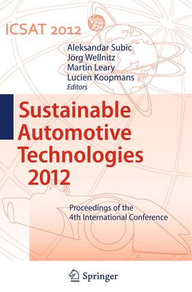 Subic / Koopmans / Wellnitz |  Sustainable Automotive Technologies 2012 | Buch |  Sack Fachmedien