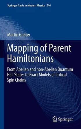 Greiter |  Mapping of Parent Hamiltonians | Buch |  Sack Fachmedien