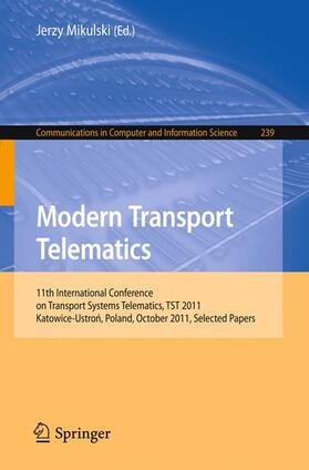 Mikulski |  Modern Transport Telematics | Buch |  Sack Fachmedien