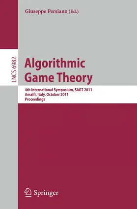 Persiano |  Algorithmic Game Theory | Buch |  Sack Fachmedien