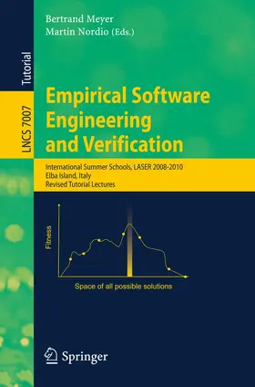 Meyer / Nordio |  Empirical Software Engineering and Verification | Buch |  Sack Fachmedien