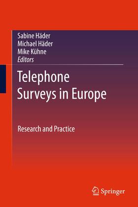 Häder / Kühne |  Telephone Surveys in Europe | Buch |  Sack Fachmedien