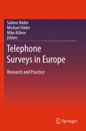 Häder / Kühne |  Telephone Surveys in Europe | eBook | Sack Fachmedien