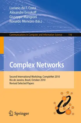 da F. Costa / Evuskoff / Mangioni |  Complex Networks | Buch |  Sack Fachmedien