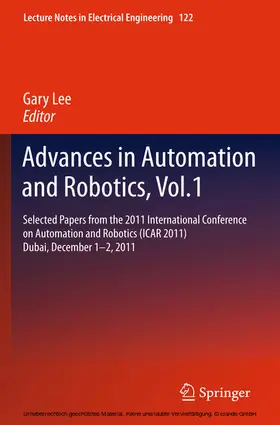 Lee |  Advances in Automation and Robotics, Vol.1 | eBook | Sack Fachmedien