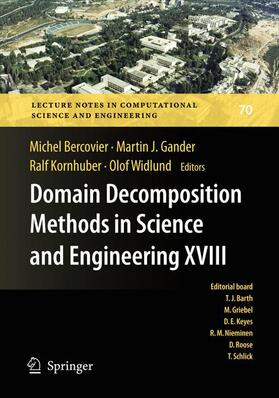 Bercovier / Widlund / Gander |  Domain Decomposition Methods in Science and Engineering XVIII | Buch |  Sack Fachmedien