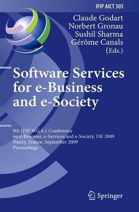 Godart / Canals / Gronau |  Software Services for e-Business and e-Society | Buch |  Sack Fachmedien