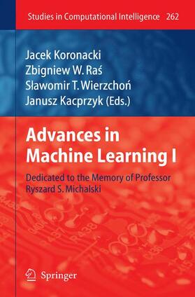Koronacki / Wierzchon / Ras |  Advances in Machine Learning I | Buch |  Sack Fachmedien