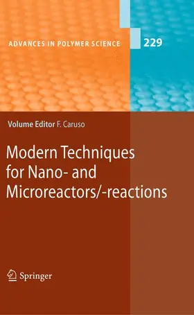 Caruso |  Modern Techniques for Nano- and Microreactors/-reactions | Buch |  Sack Fachmedien