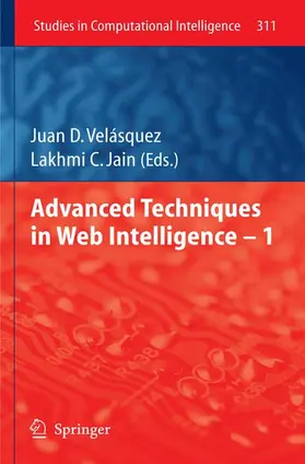 Velásquez |  Advanced Techniques in Web Intelligence -1 | Buch |  Sack Fachmedien