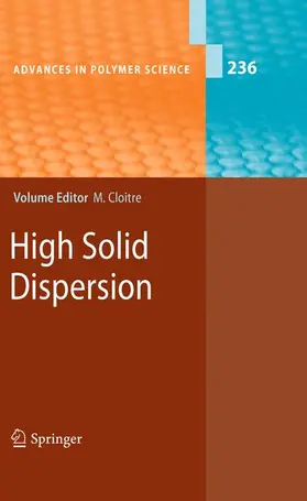 Cloitre |  High Solid Dispersions | Buch |  Sack Fachmedien