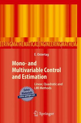 Ostertag |  Mono- and Multivariable Control and Estimation | Buch |  Sack Fachmedien