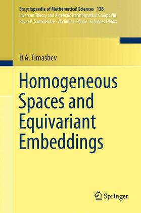 Timashev |  Homogeneous Spaces and Equivariant Embeddings | Buch |  Sack Fachmedien