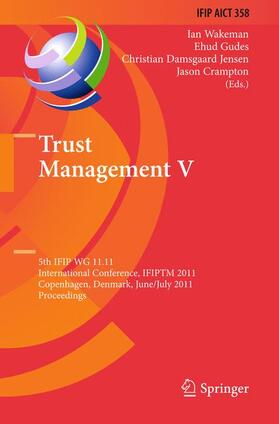 Wakeman / Crampton / Gudes |  Trust Management V | Buch |  Sack Fachmedien