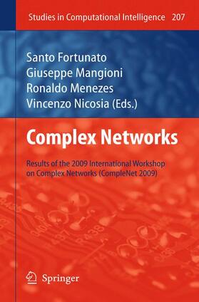 Menezes / Nicosia / Fortunato |  Complex Networks | Buch |  Sack Fachmedien