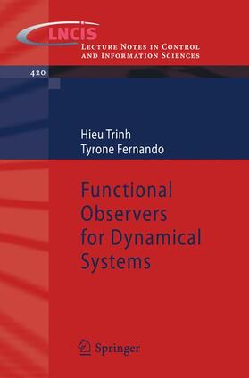 Fernando / Trinh |  Functional Observers for Dynamical Systems | Buch |  Sack Fachmedien