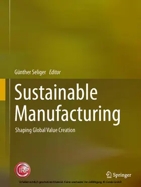 Seliger |  Sustainable Manufacturing | eBook | Sack Fachmedien