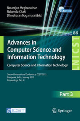 Meghanathan / Chaki / Nagamalai |  Advances in Computer Science and Information Technology. Computer Science and Information Technology | eBook | Sack Fachmedien