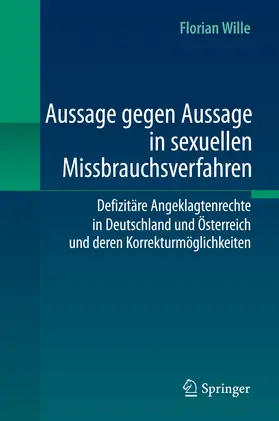 Wille |  Aussage gegen Aussage in sexuellen Missbrauchsverfahren | eBook | Sack Fachmedien