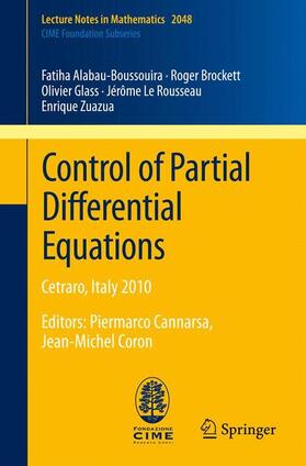 Alabau-Boussouira / Brockett / Glass |  Control of Partial Differential Equations | Buch |  Sack Fachmedien