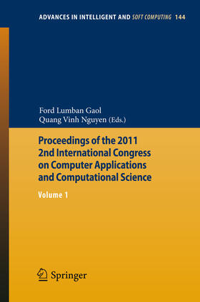Gaol / Nguyen |  Proceedings of the 2011 2nd International Congress on Computer Applications and Computational Science | eBook | Sack Fachmedien
