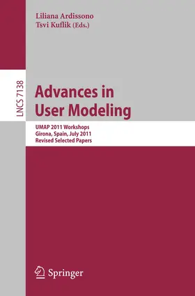 Ardissono / Kuflik |  Advances in User Modeling | Buch |  Sack Fachmedien