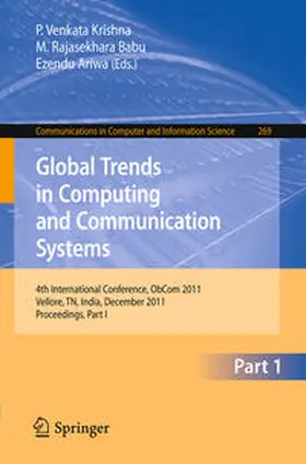 Krishna / Babu / Ariwa |  Global Trends in Computing and Communication Systems | eBook | Sack Fachmedien