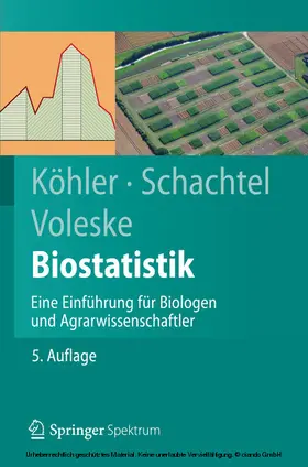 Köhler / Schachtel / Voleske |  Biostatistik | eBook | Sack Fachmedien