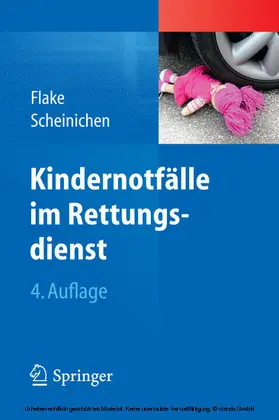 Flake / Scheinichen |  Kindernotfälle im Rettungsdienst | eBook | Sack Fachmedien