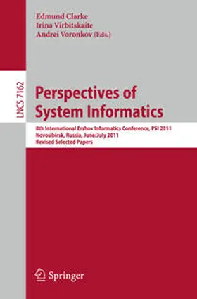 Clarke / Voronkov |  Perspectives of Systems Informatics | eBook | Sack Fachmedien