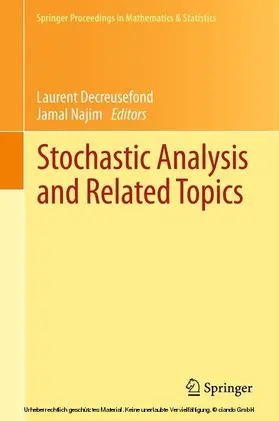 Decreusefond / Najim |  Stochastic Analysis and Related Topics | eBook | Sack Fachmedien