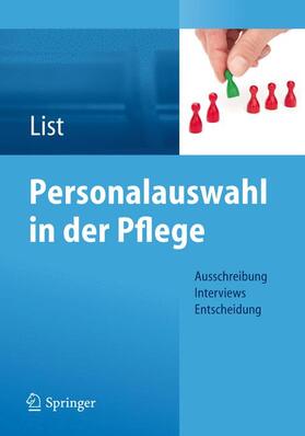 List |  Personalauswahl in der Pflege | Buch |  Sack Fachmedien