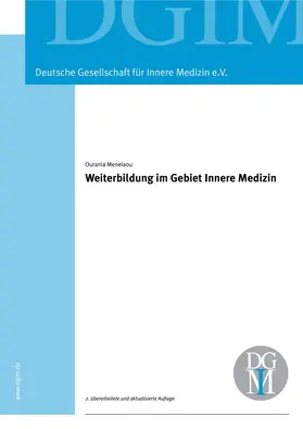 Menelaou |  Weiterbildung im Gebiet Innere Medizin | Buch |  Sack Fachmedien