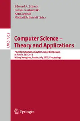 Hirsch / Karhumäki / Lepistö |  Computer Science -- Theory and Applications | eBook | Sack Fachmedien