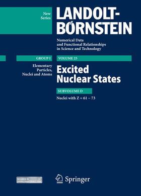 Schopper / Soroko |  Excited Nuclear States - Nuclei with Z = 61-73. | Buch |  Sack Fachmedien